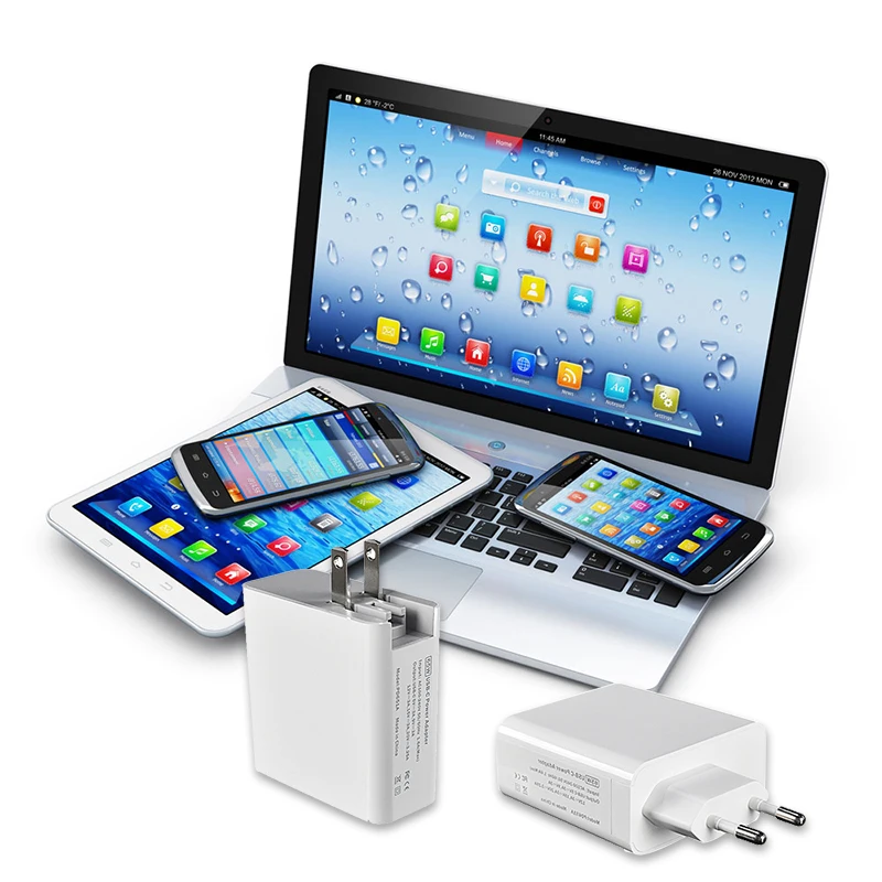 45 Вт USB C настенное зарядное устройство PD быстрое зарядное устройство TYPE-C адаптер питания для ноутбуков/MacBook/iPad/Xiaomi/samsung EU Plug