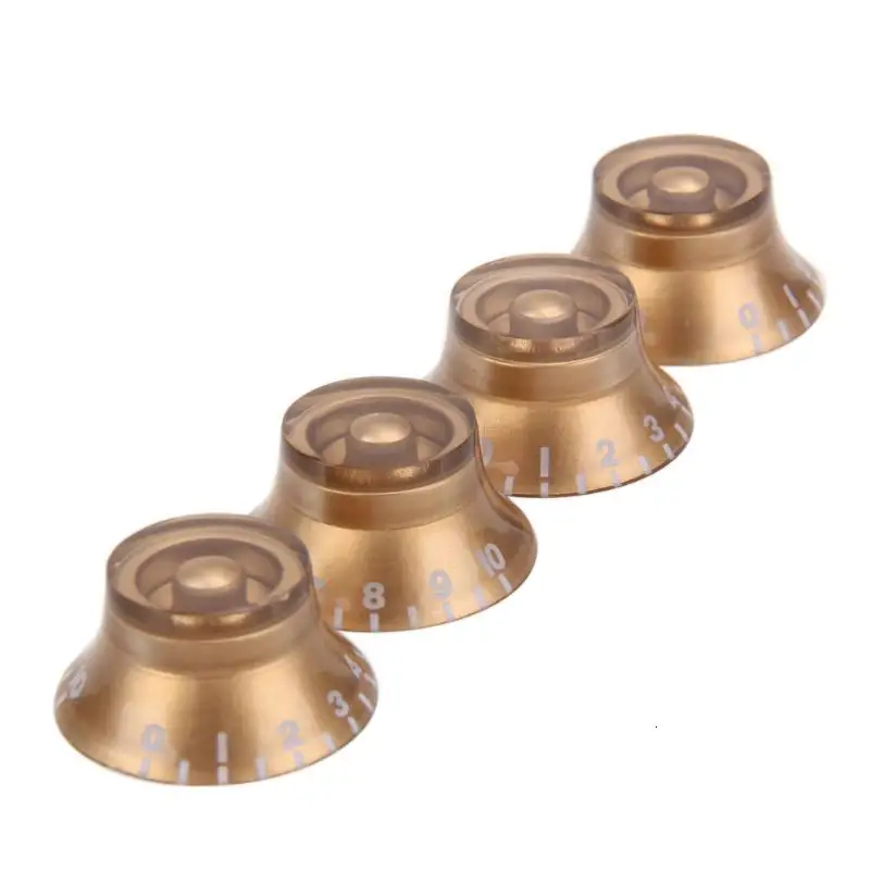 Гитарные детали 4 пуговицы из акрила кнопки регулировки громкости для