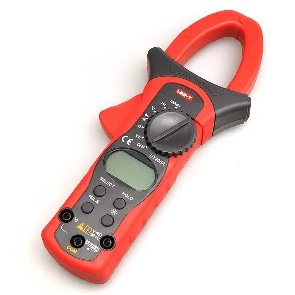 UNI-T UT206A 1000A Digital Clamp Meters Earth Ground Megohmmeter Multimeter Voltage Current Resistance Insulation Tester