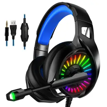 

BEESCLOVER A20 Headset Headphones for Computer Games PC Stereo 3.5mm Wired Gamer Headset Head-mounted Earphones for Laptop