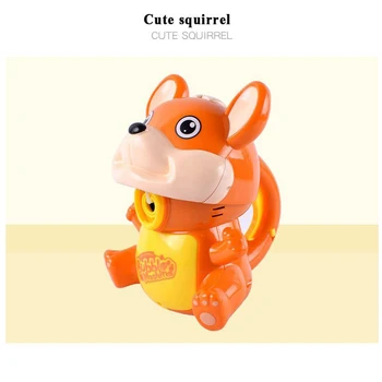 

Bath Toy Outdoor Play Automatic ABS Bubble Machine Baby Kids Gift Stage Effect Cute Cartoon With Sound Hand-held Battery Powered