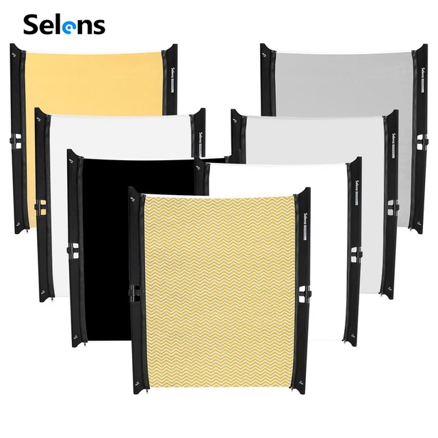 Selens 120x100cm Photography Reflective Paper Soft Light Fill Light  Removable Adhesive Reflective Paper Photography Props - AliExpress