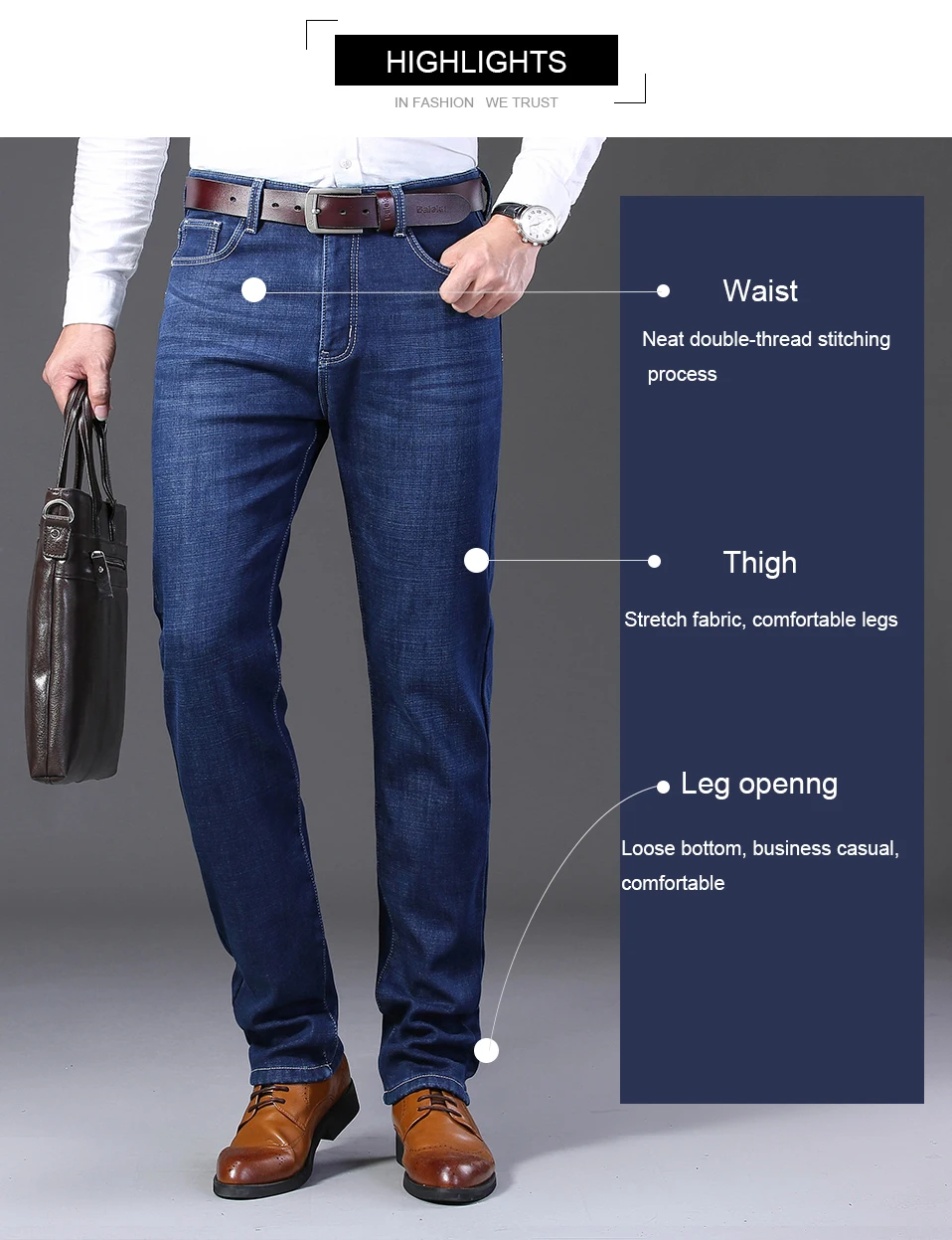 NIGRITY мужские теплые флисовые джинсы стрейч повседневные Прямые толстые джинсовые фланелевые джинсы мягкие брюки