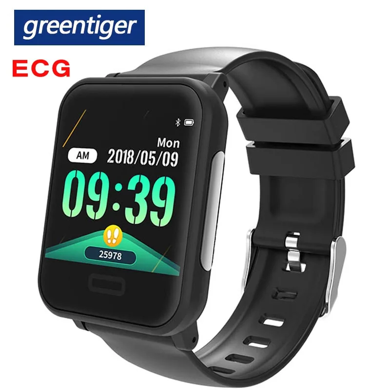 Greentiger E33 смарт-браслет ЭКГ HR кровяное давление фитнес-трекер Смарт-часы IP67 водонепроницаемый спортивный браслет Android IOS