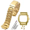 Gold strap bezel