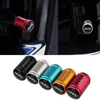

Colorful Wheel Tair Valve Stems Dust Caps For Jeep Grand Cherokee Commander Wrangler jk tj jl Liberty Patriot Compass Renagade