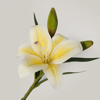 

Artificial Lily Fake Latex Flowers Bridal Bouquet Home Wedding Party Decor Gift Fake Plant Simulation Decorating Wine Racks