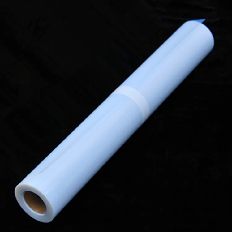 125mic thickness milky inkjet film rolls waterproof plate making film rolls 30m long roll