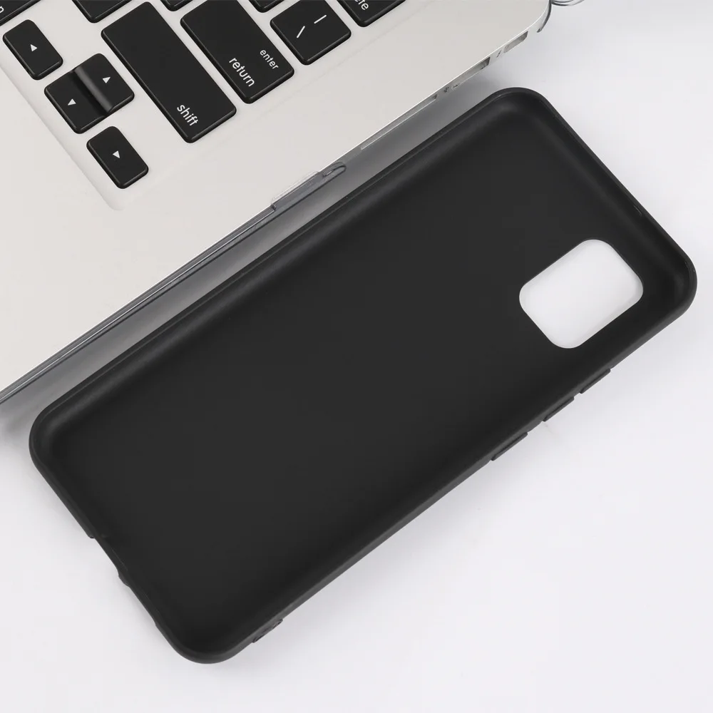 Black Soft Silicone Funda ZTE Axon 11 5G A2021 Case Axon11