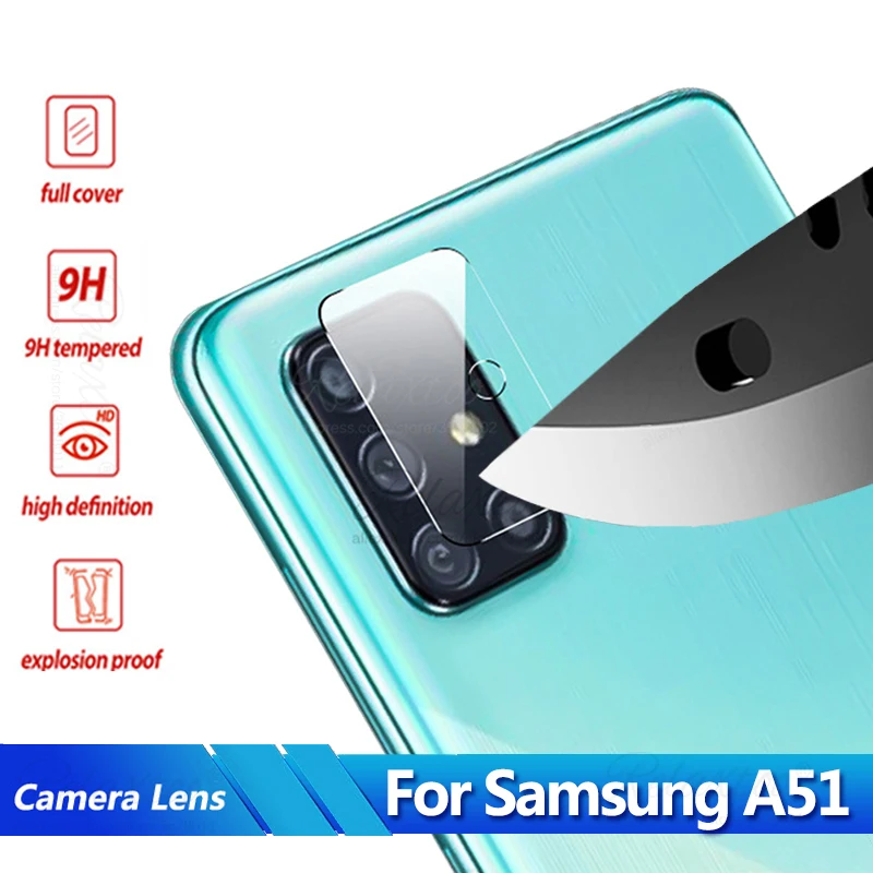 Закаленное стекло для объектива камеры 2-1 шт. Samsung Galaxy A51 A515F Защита экрана galax A 515