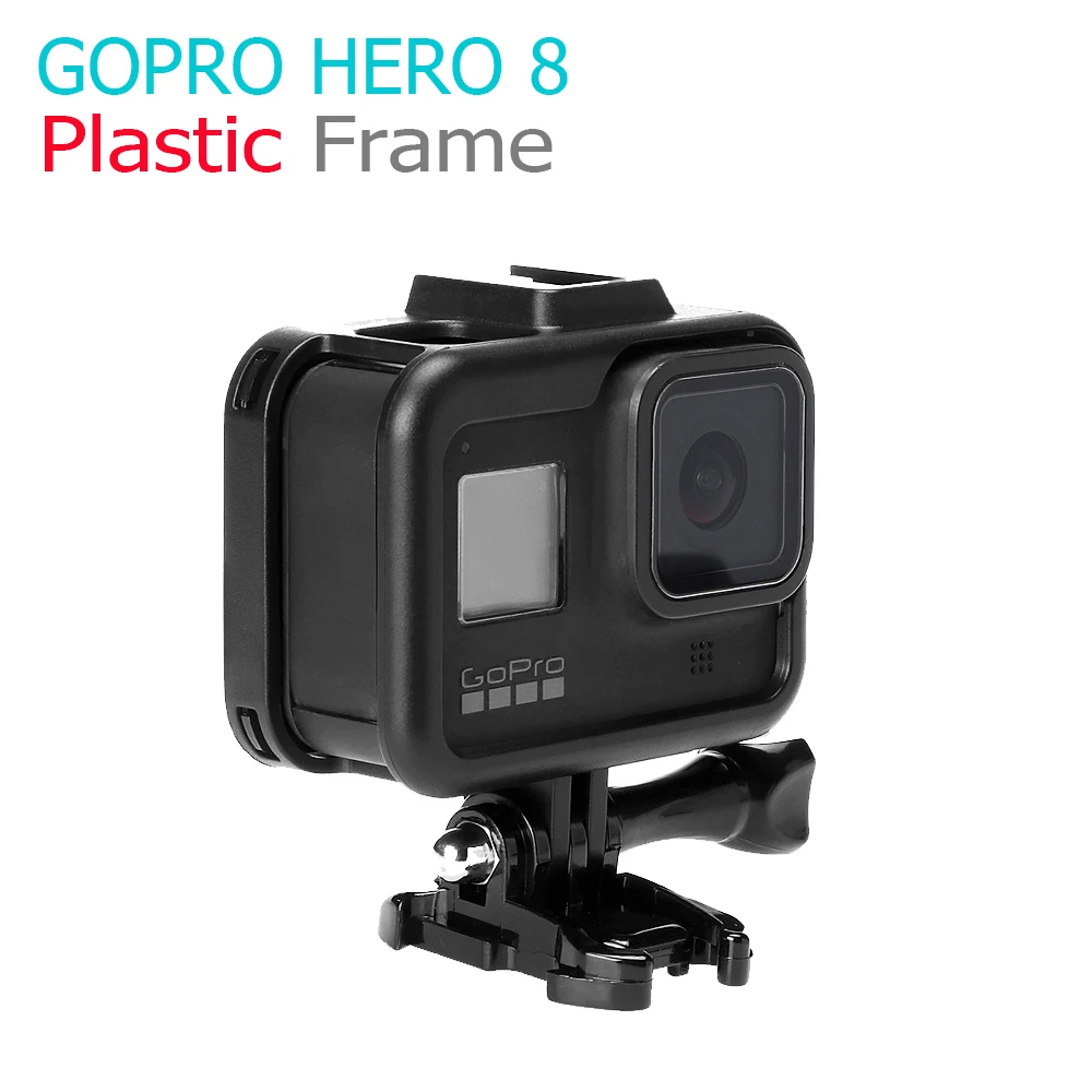 Пластиковая рамка для Gopro Hero 8 защитный чехол защитная сумка штатив селфи палка из закаленного стекла для экшн-камеры аксессуары