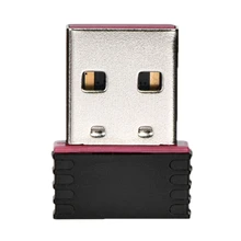 Мини USB беспроводной Wifi адаптер Сетевая карта USB 2,0 Wifi ключ 2,4 ГГц 600 Мбит/с Ethernet Lan Wi-Fi приемник для WIN/MAC