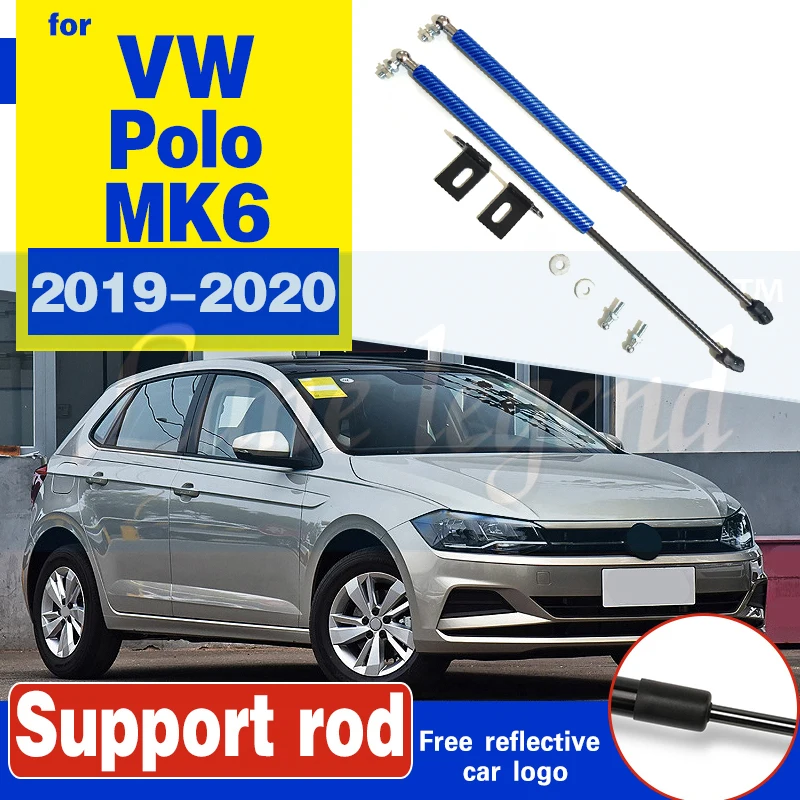 Для VW Polo 2019 2020 AW MK6 Ремонтный капот газовая пружина амортизирующая стойка