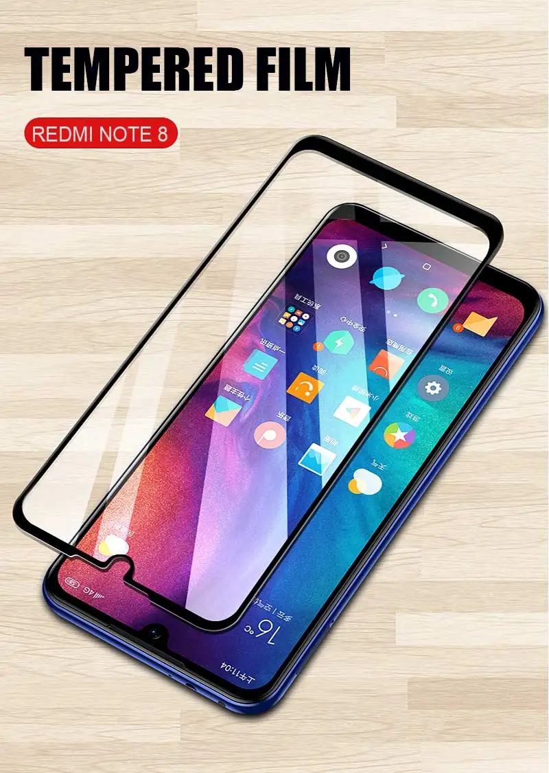 9D полное Защитное стекло для Xiaomi Redmi Note 8 7 6 Pro Защита экрана для Xiaomi Redmi 7 6 6A 5 Plus защитное стекло