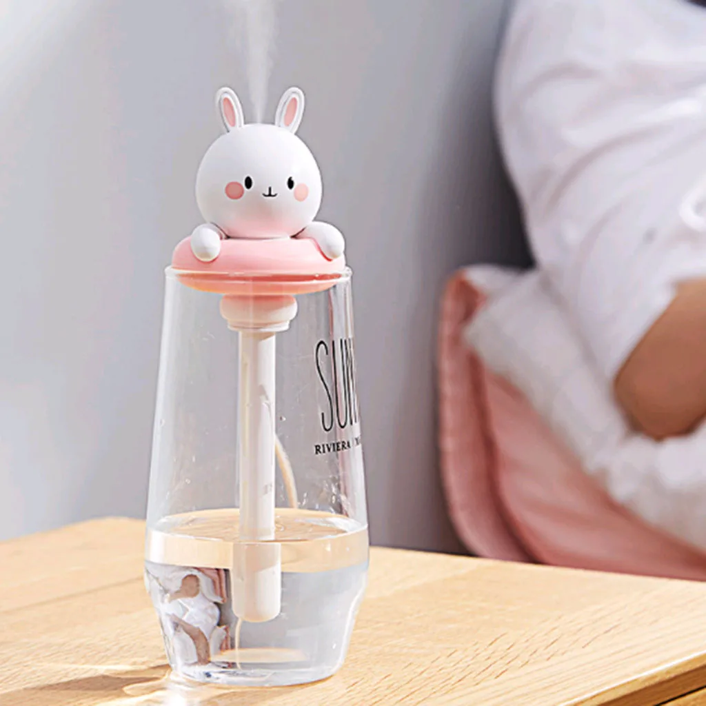 Portable Mini USB Humidifier Small Humidifier Water Mist Purifier Desk Travel Home Office Outdoor Car Yoga Spa Air Humidifier