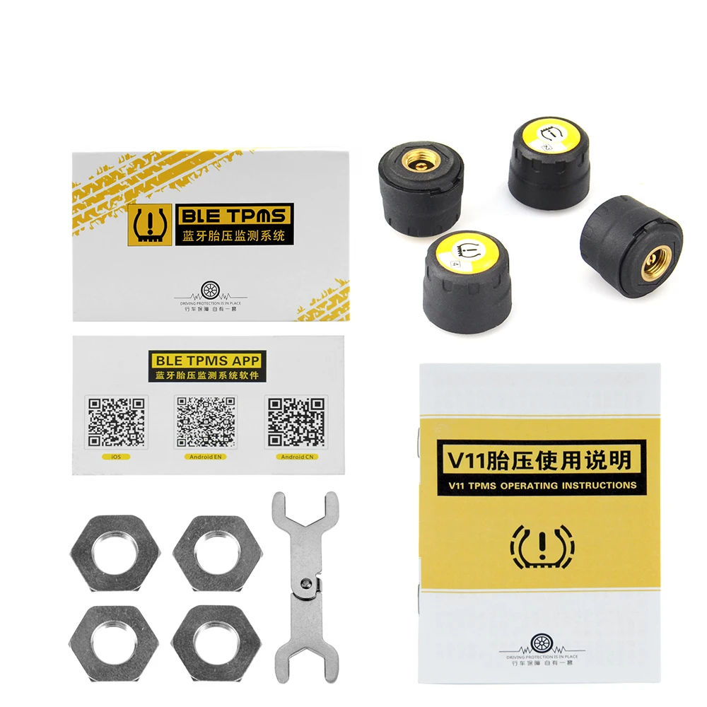 Датчик давления в шинах универсальный внешний датчик Поддержка IOS Android простая