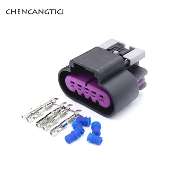 

2 sets 5 pin way Female Delphi type plug Foglight Headlight Lamp Plug connector For DELPHI Buick Chevrolet 15326822 13519051