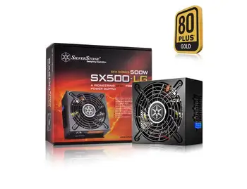 

SilverStone 500W SX500-LG SFX-L Power Supply (80PLUS Gold / Active PFC / Flexible Flat Module Cable)