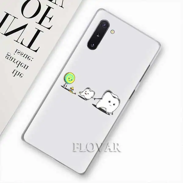 Dentist Teeth Tooth Phone Cases for Samsung Galaxy Note 10 S10 Plus 5G S10e A30 A40 A50 A60 A70 M40 Hard Cover Coque - Цвет: 003