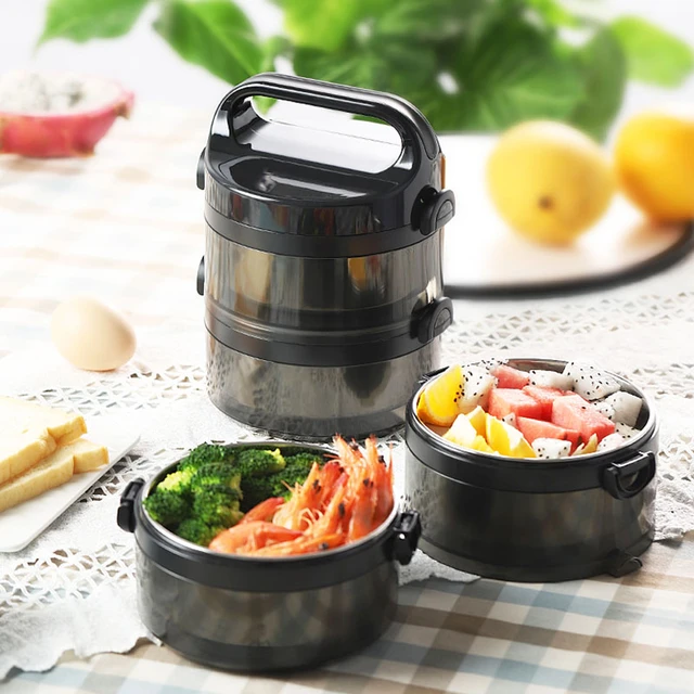 Stainless Steel Vacuum Lunch Box  Thermos Food Containers - Food Thermos  Lunch Box - Aliexpress