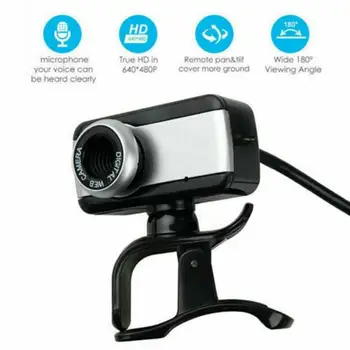 

Usb 2.0 Webcam Stand Camera with Microphone for Desktop Laptop Pc Computer Camera Drive-free Live Video Cam
