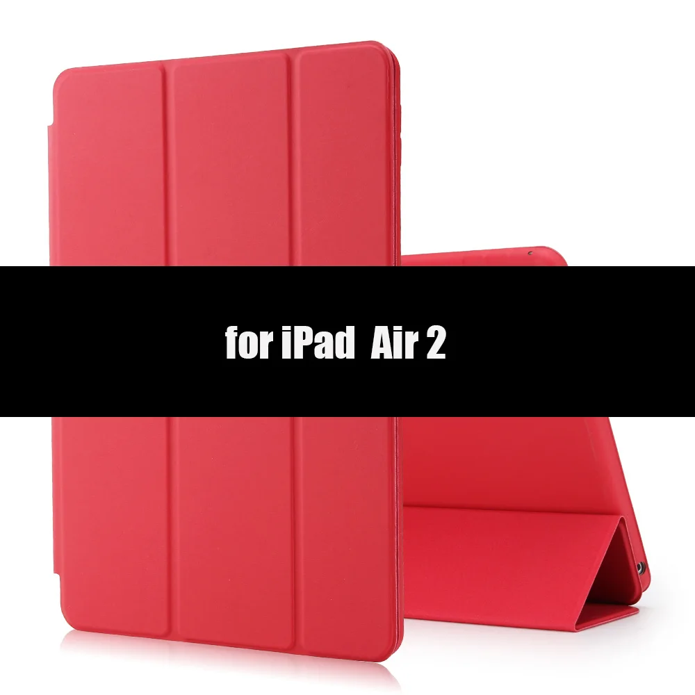 Pu кожаный чехол для ipad 9,7 air 1 2 5th 6th Generation, Aiyopeen Магнитный Флип смарт-чехол для ipad 4 3 2 Чехол - Цвет: Red-C