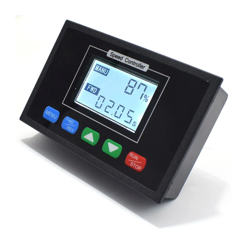 12v24v36v48 DC motor controller speed Multifunctional programmable motor governor LCD display afbeelding