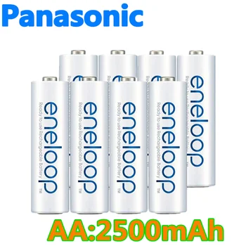 

Panasonic Eneloop AA Rechargeable Battery 1.2v 2500mAh Pre-charged Ni-MH Batteries Camera Flashlight Toys