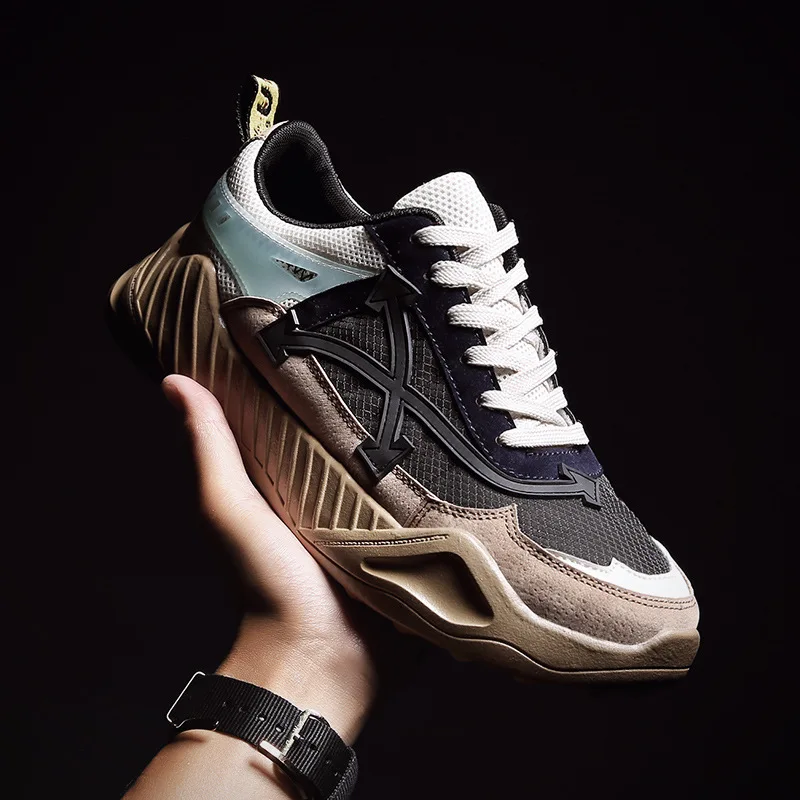 Men Running Shoes Outdoor Sneakers For Men Breathable Mesh Athletic Shoes mesh Leixiang man sports sneaker Trekking Shoes