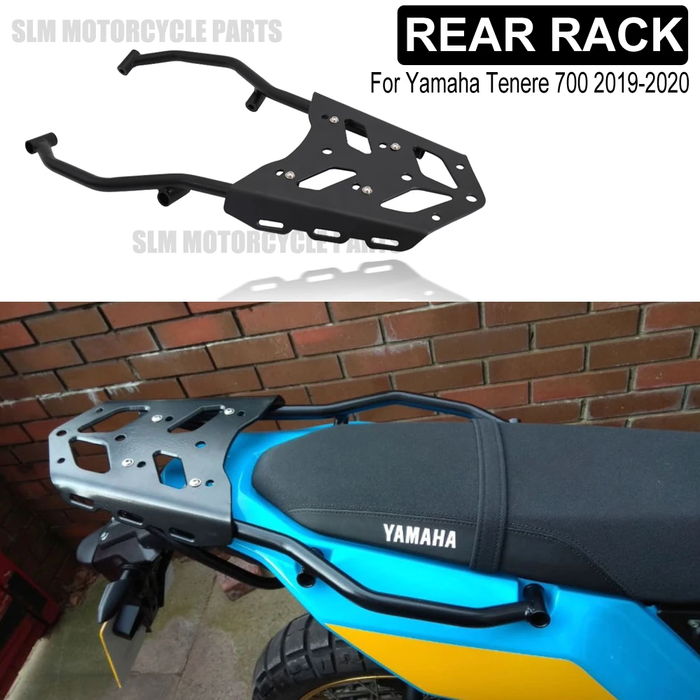 

Новый черный задний багажник для мотоцикла Yamaha Tenere 700 Tenere700 XTZ700 2021 2020 2019