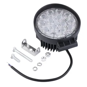 

LED Work Light Waterproof 42W Off Road Spot Flood Light Round LED Lamp for Car Truck Vehicle ATV Boat