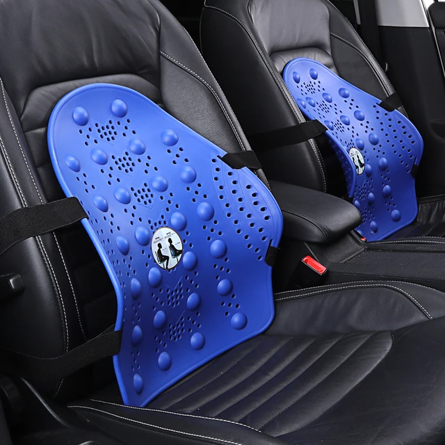 3d Plastic Car Backrest Massage Lumbar Support Lumbar Cushion Universal Car  Seat Lumbar Support Car Office Home Accessories - Seat Supports - AliExpress