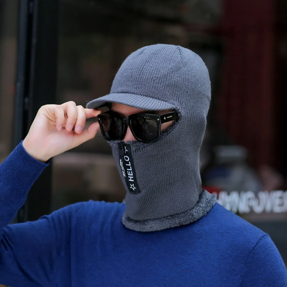 Beanies зимняя шапка мужская шапка стиль осень и зима ткачество и утолщение вязаные шерстяные шапки шапочка Muts#2S30