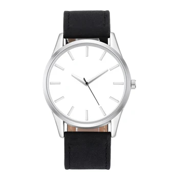 

Quartz Watch Large Dial Watch PU Leather Wristwatch Male Business Sport Watch