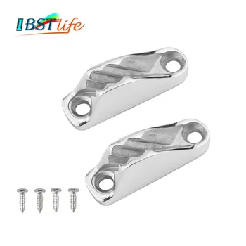 

2PCS 316 Stainless Steel Boat Clam Cleat Rope Cleat Jam Cleat line cleat Boat Parts Hardware Sailing Kayak marine Accessories