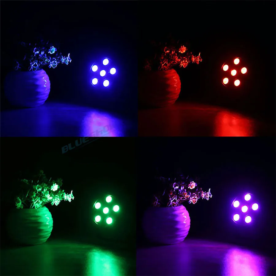 Mini 18W Dj Laser Disco Ball Stage Light 6 Led Rgb Wash Effect Portable Stage Par Light Auto Sound 6x3w Indoor Disco Lamp 18w7