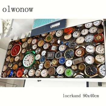 

Clock pad mouse computer gamer Indie Pop mouse pad 900x400x3mm padmouse Aestheticism mousepad ergonomic gadget office desk mats