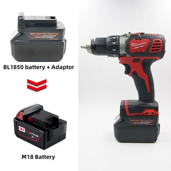 

Battery Converter For Makita 18V BL Lithium Battery Convert To Milwaukee M18 18V Battery Power Tools Batteries Adapter