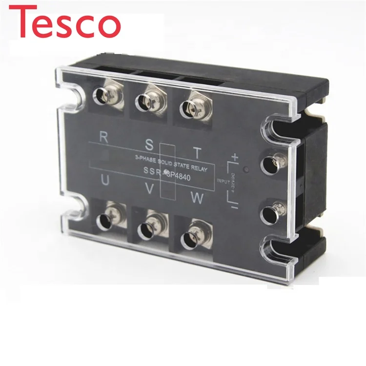 

3 Phase SSR 24-480v Voltage Regulator SSR--3P 10A 25A 40A General Solid State Relay