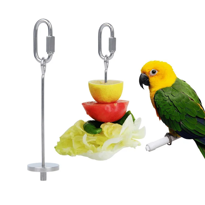 Bird Fruit Holder High Quality Pet Parrots Birds Food Holder Support