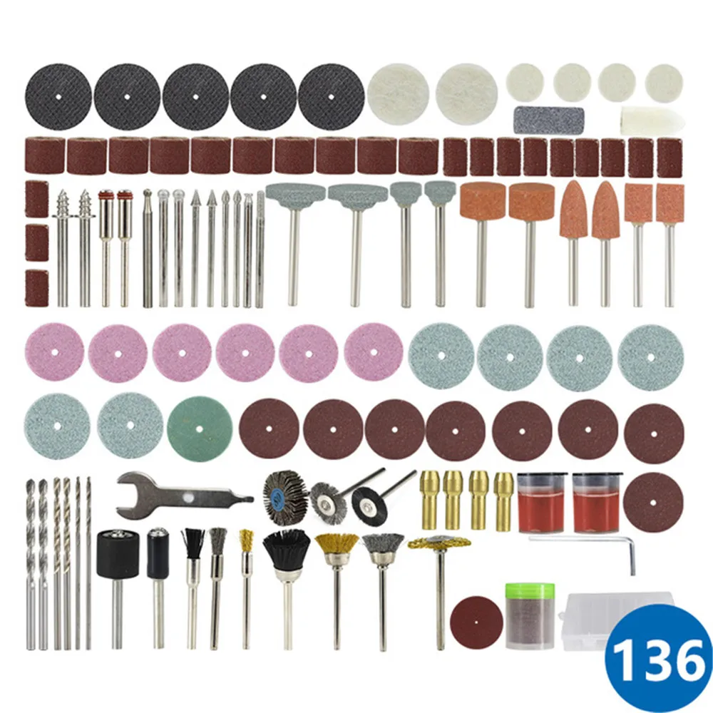 

136 шт., Набор насадок для дрели Dremel