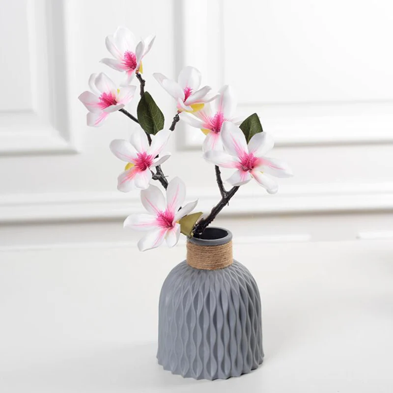 European-style Plastic Vase Home Decoration Anti-ceramic Wedding Decoration Unbreakable for Artificial Flower Creativity Home