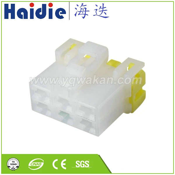 

Free shipping 5sets 6pin plastic housing plug female electrical wiring cable connector 7123-6060 6101-5061