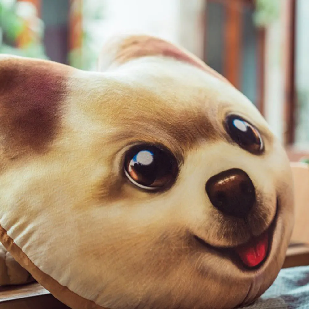 Новая подушка Милая имитация домашних животных 3D Собака Хаски корги Тедди Померанский диван в виде животного Подушка спальня Удобная