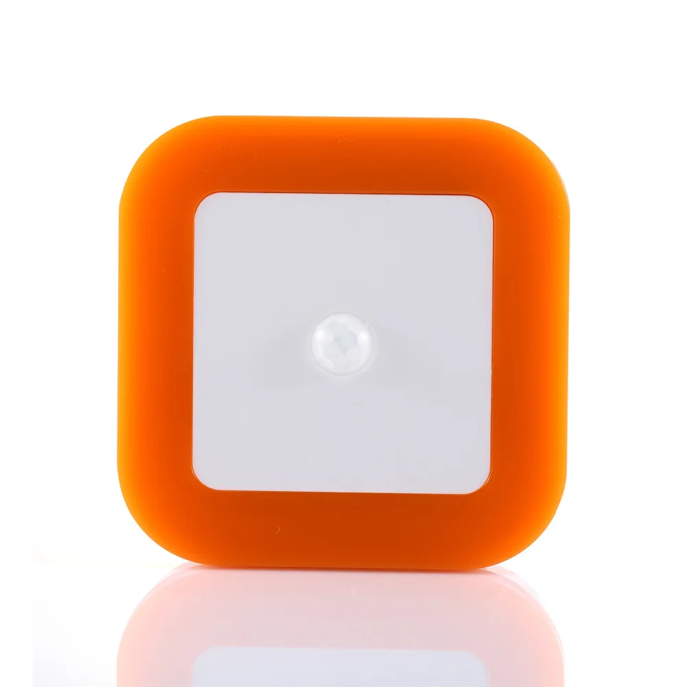 

Smart Square Light Control Infrared Sensor Lamp Small Night Lamp LED Infrared Plug-in Type Night Light Foreign Trade Export