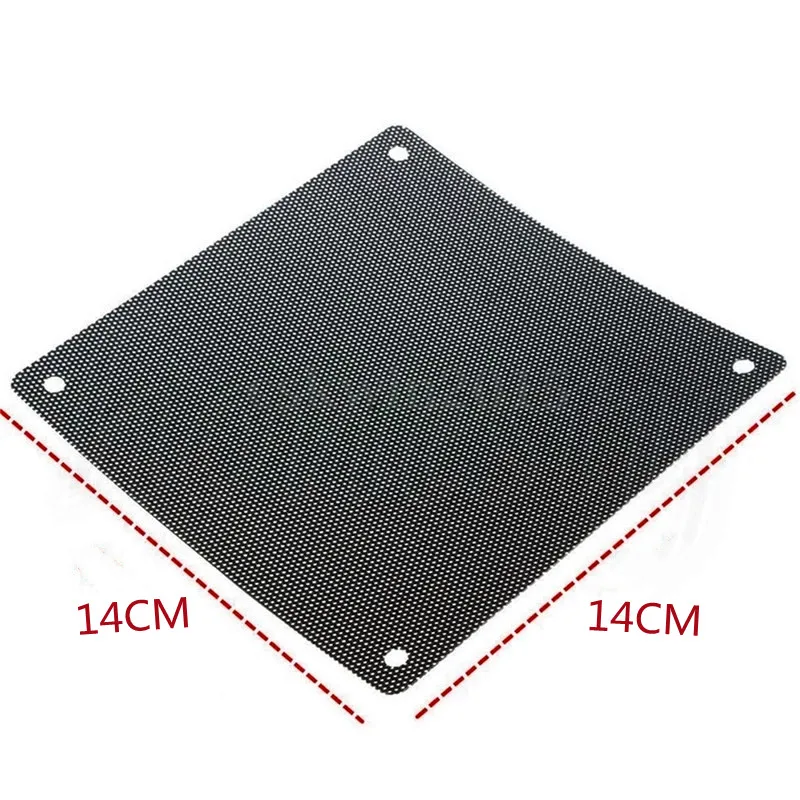 5pcs Black Computer Dust Covers - Mesh Heat Dissipation for 9cm, 12cm, and 14cm Ultra-fine Dust Protection. Description Image.This Product Can Be Found With The Tag Names Computer, Computer cleaners, Computer Office