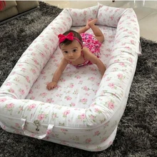 Детская кровать nestBaby, детская кроватка, переносная кровать berco, переносная кроватка, дорожная кровать, хлопковая складная детская кровать, бионическая кровать