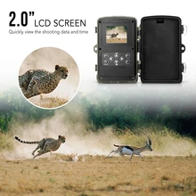 Охотничья камера 16MP 1080 P, Следовая камера, открытая камера для разведения дикой природы с PIR сенсором, инфракрасное ночное видение, 0,3 s, Быстрый триггер