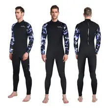 Гидрокостюм для мужчин 3 мм cr неопрен костюм для дайвинга Цельный купальник для подводного плавания для женщин для рыбалки, с длинным рукавом костюм для плавания