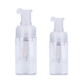 

2 Pcs Spray Bottle Reusable Dry Powder Dispenser Storage Container Travel Bottle for Girls Home